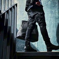 「DERANGE（デランジ）」ONE WASH DENIM CARGO SKINNY PANTS