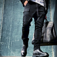 「DERANGE（デランジ）」ONE WASH DENIM CARGO SKINNY PANTS
