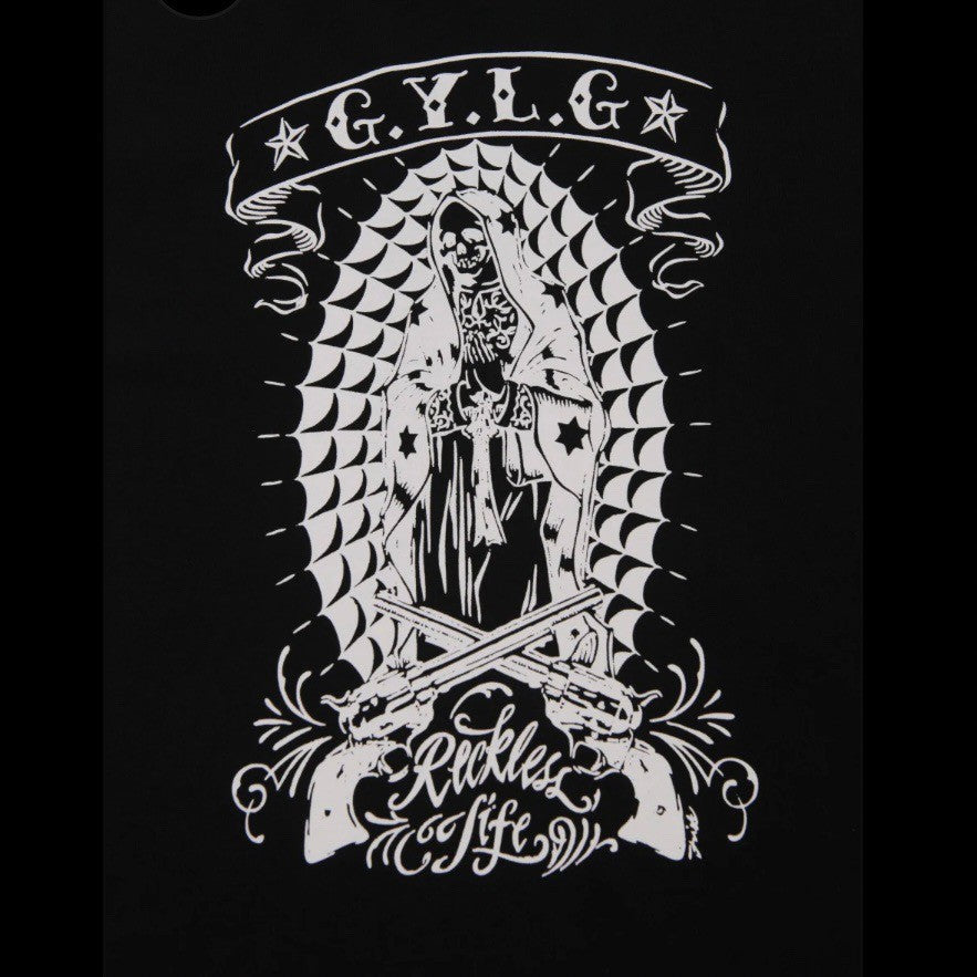 【THE BAR限定販売】THE BAR Special Oder 5.6oz S/S TEE ”GUNS＆MARIA” BLACK