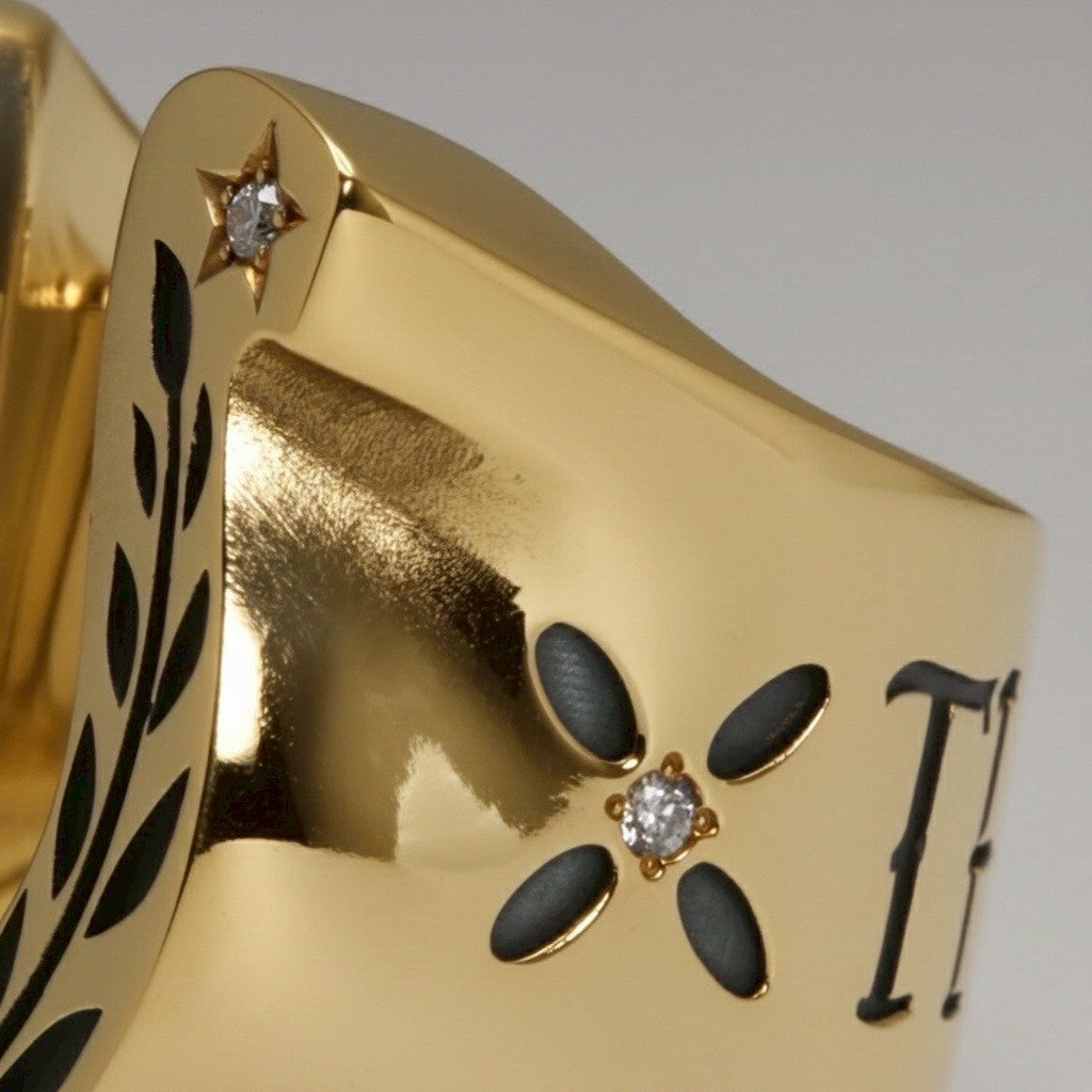 THE BAR別注】LAUREL HORSESHOE RING DIAMOND K18YG