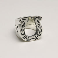 Laurel Horseshoe Ring Diamond