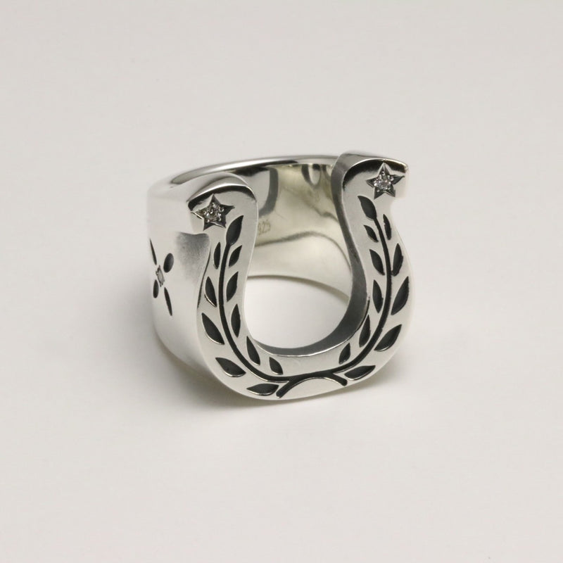 THE BAR別注】LAUREL HORSESHOE RING DIAMOND