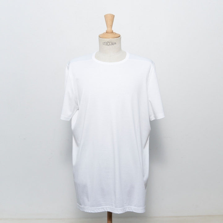 【受注終了】<br>MT3077 Lyocell BackSeam CrewNeck Dress S/S T-SHIRT #WHITE