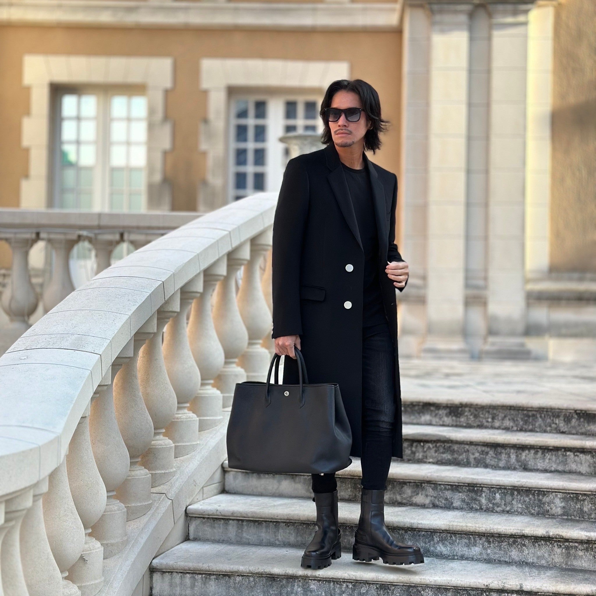 GUANACO BREND CASHMERE CHESTER COAT「PETRUS G（ペトリュス