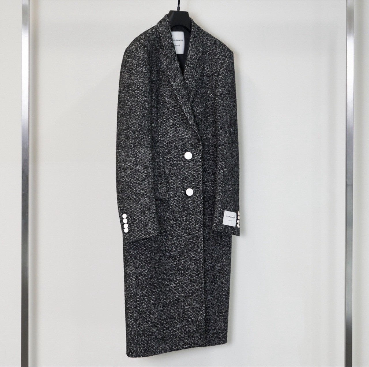 Silk Tweed Chester Coat SV925 Button