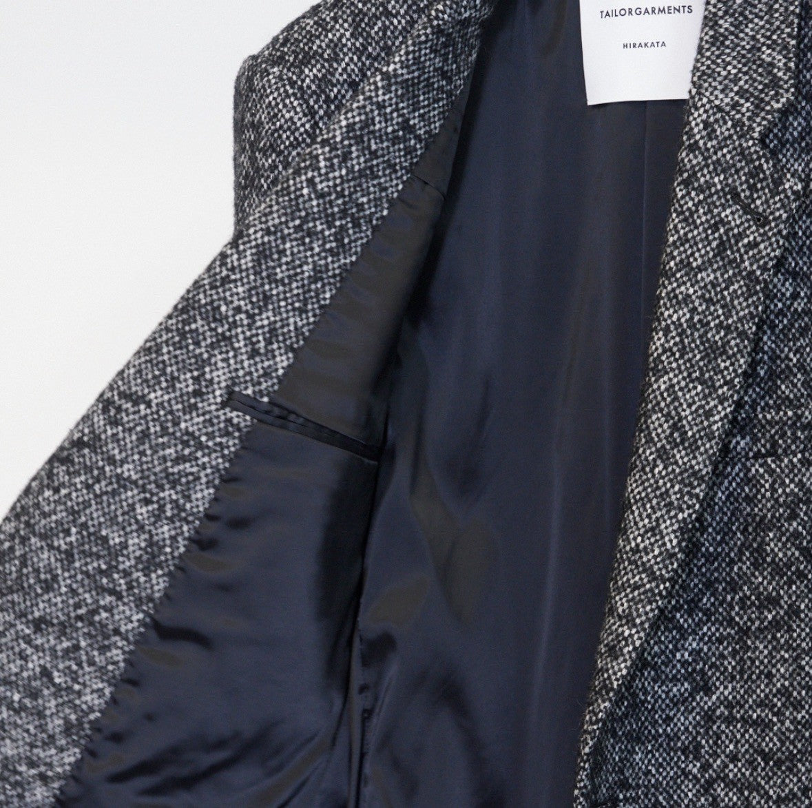 Silk Tweed Chester Coat