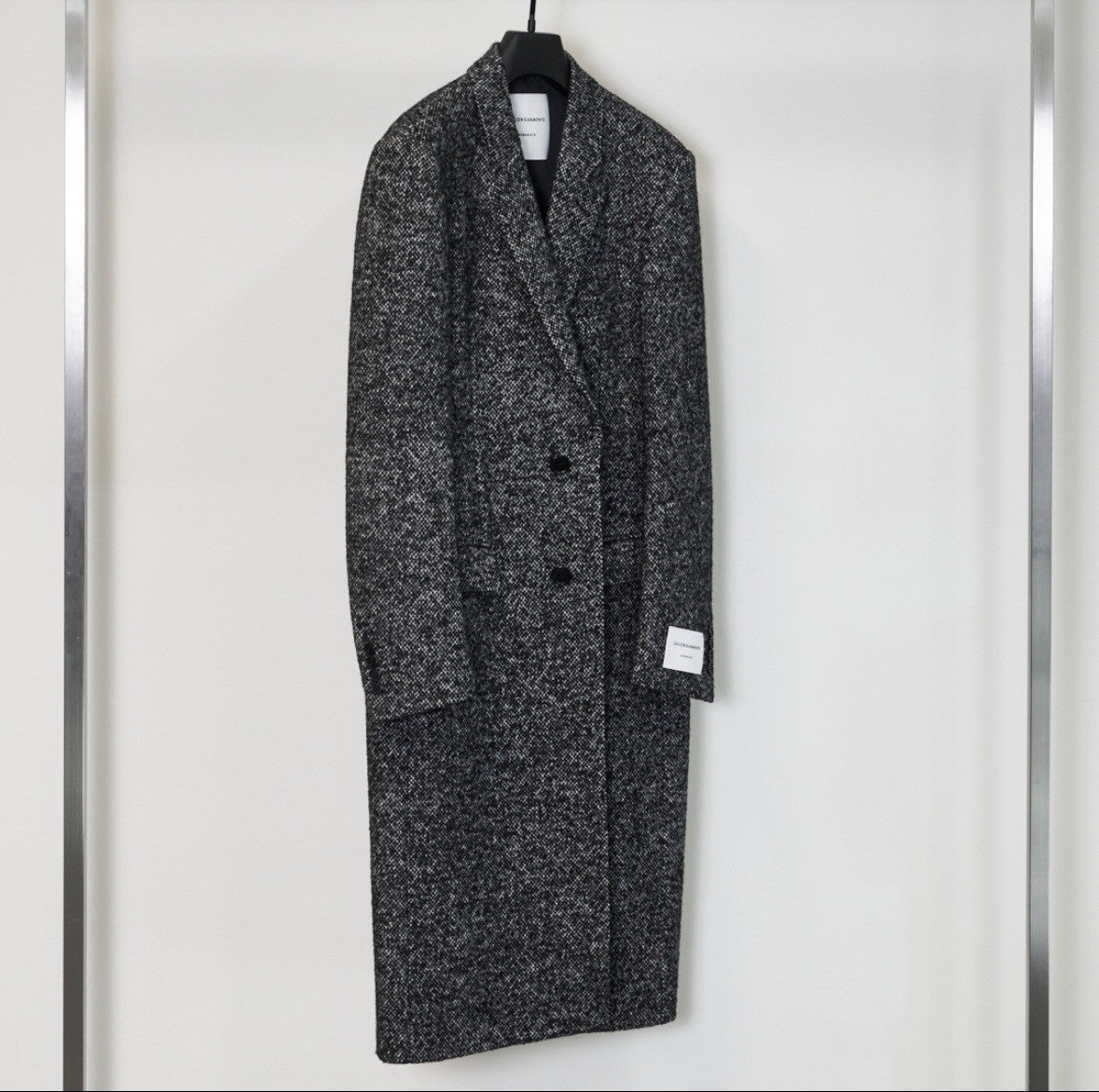 Silk Tweed Chester Coat