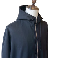 「SLIVER（スリバー）」TWR KERSEY ZIP-UP PARKA BLACK