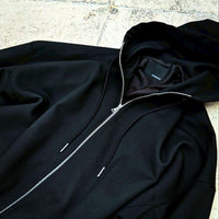 「SLIVER（スリバー）」TWR KERSEY ZIP-UP PARKA BLACK
