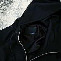「SLIVER（スリバー）」TWR KERSEY ZIP-UP PARKA BLACK