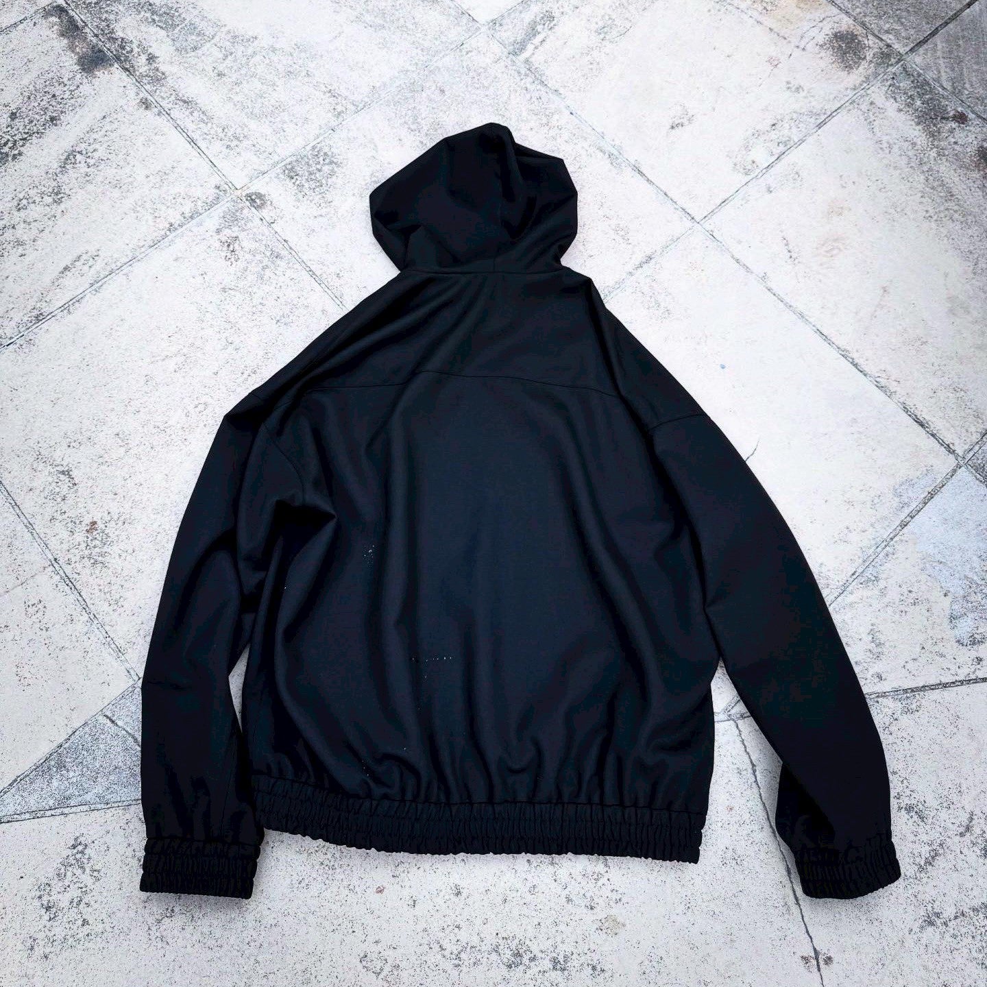 「SLIVER（スリバー）」TWR KERSEY ZIP-UP PARKA BLACK