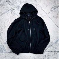 「SLIVER（スリバー）」TWR KERSEY ZIP-UP PARKA BLACK