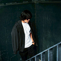 「SLIVER（スリバー）」TWR KERSEY ZIP-UP PARKA BLACK