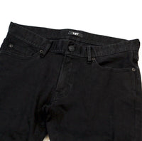 STRETCH COMFY DENIM 5P SKINNY SLIM FIT #BLACK