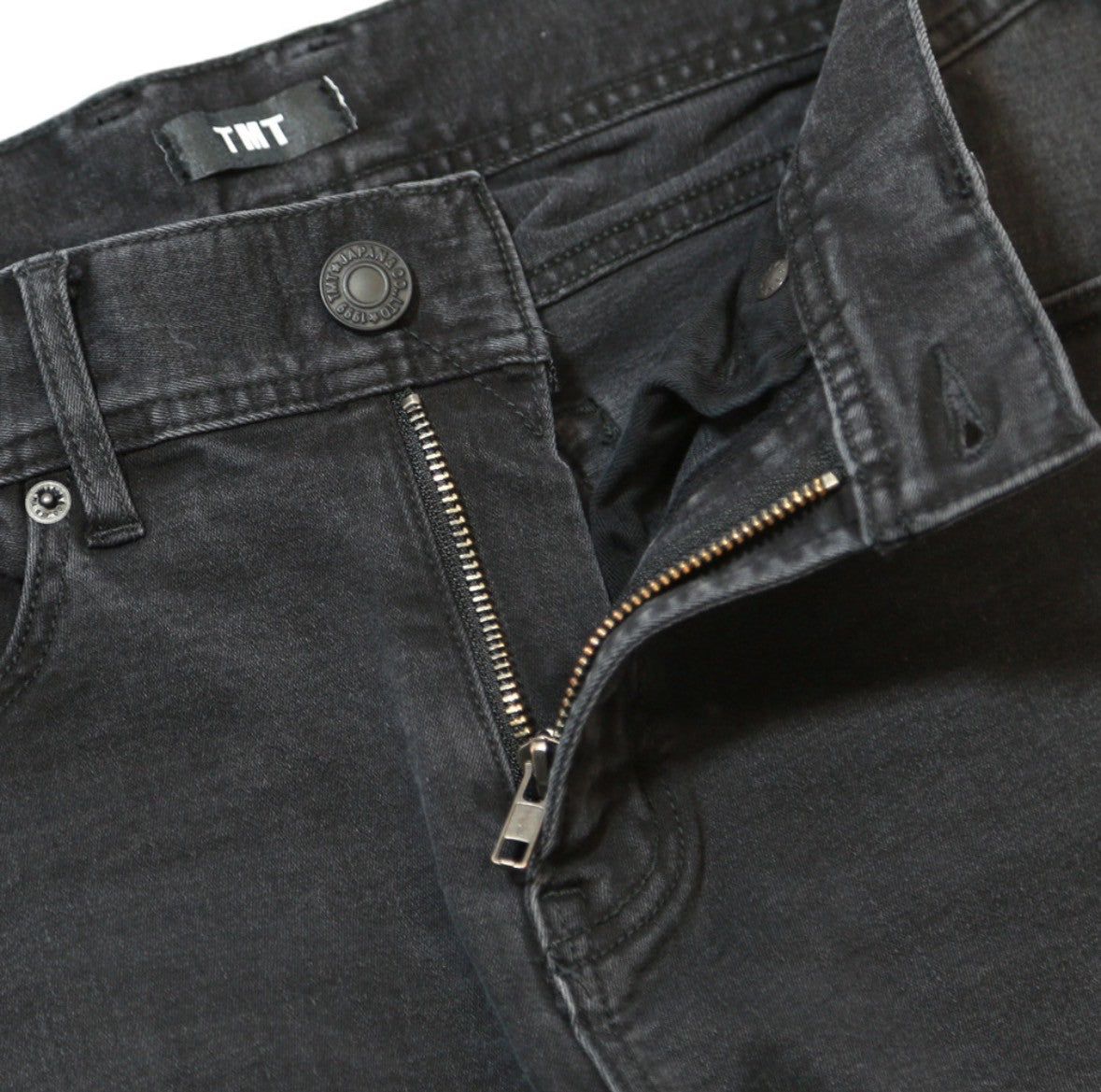 STRETCH COMFY DENIM 5P SKINNY SLIM FIT #CHARCOAL