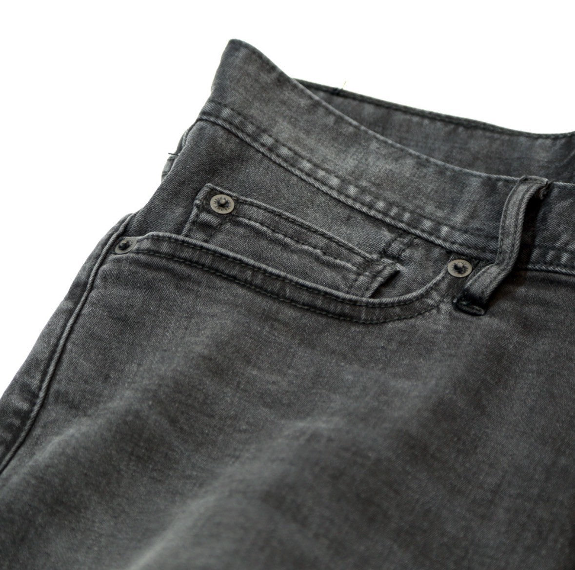 STRETCH COMFY DENIM 5P SKINNY SLIM FIT #CHARCOAL