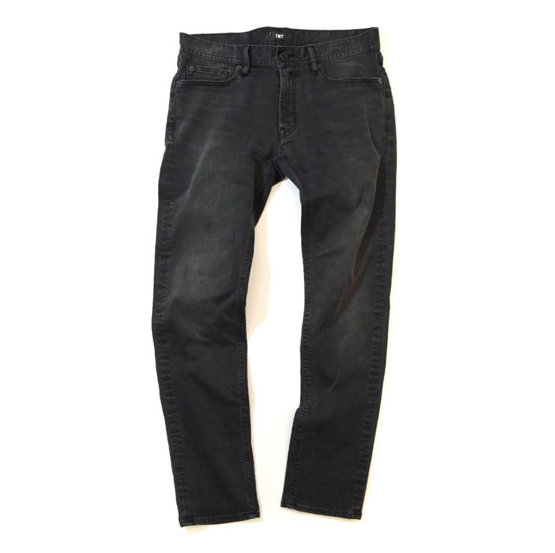 STRETCH COMFY DENIM 5P SKINNY SLIM FIT #CHARCOAL