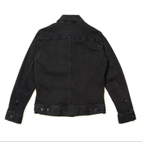 STRETCH COMFY DENIM JACKET #BLACK