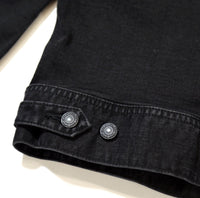 STRETCH COMFY DENIM JACKET #BLACK