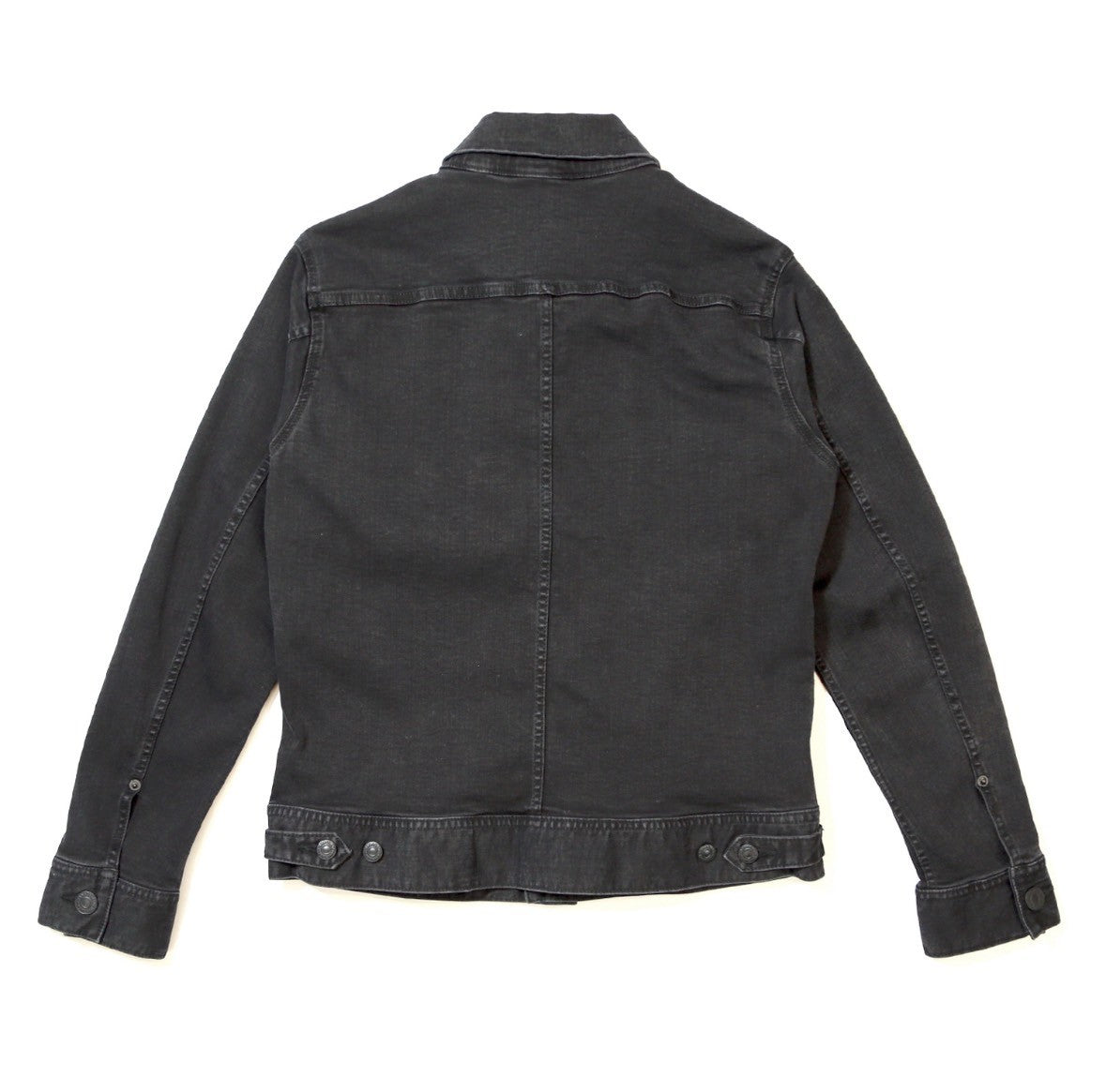STRETCH COMFY DENIM JACKET #CHARCOAL