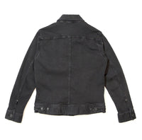 STRETCH COMFY DENIM JACKET #CHARCOAL