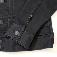 STRETCH COMFY DENIM JACKET #CHARCOAL