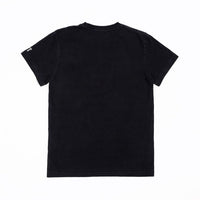 BLACK COTTON JERSEY S/S TEE
