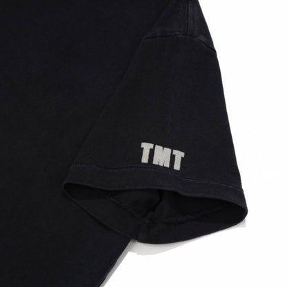 BLACK COTTON JERSEY S/S TEE