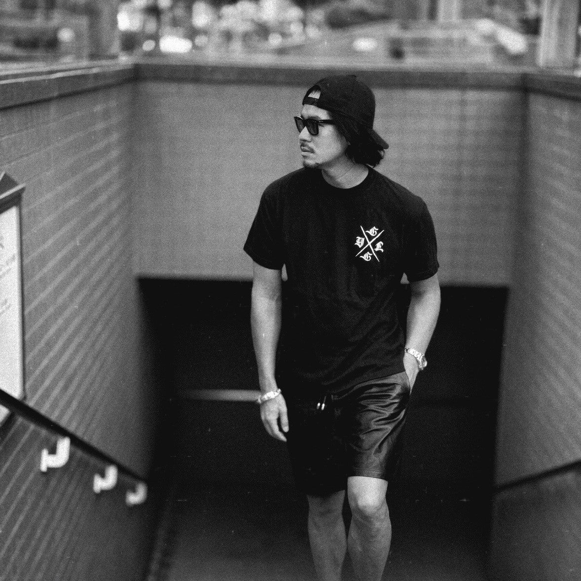 【THE BAR限定販売】THE BAR Special Oder 5.6oz S/S TEE ”Graveyard LOGO” BLACK