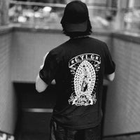 【THE BAR限定販売】THE BAR Special Oder 5.6oz S/S TEE ”GUNS＆MARIA” BLACK