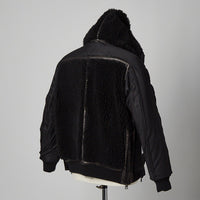 【期間限定販売】Turkish Lamb Nappa & Greek Baby Lamb Mouton Combination Bomber Jacket