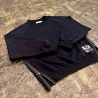 THE BAR x WIZZARD SIDE ZIP SWEAT #BLACK