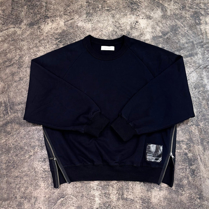 THE BAR x WIZZARD SIDE ZIP SWEAT #BLACK