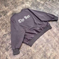 THE BAR x WIZZARD PRINT SIDE ZIP SWEAT "THE BAR LOGO" #CHARCOAL