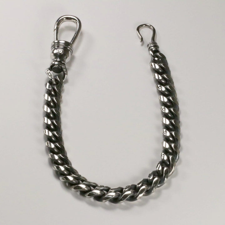 【THE BAR 完全別注】OVAL CURB WALLET CHAIN DIAMOND CUSTOM『Lieber』
