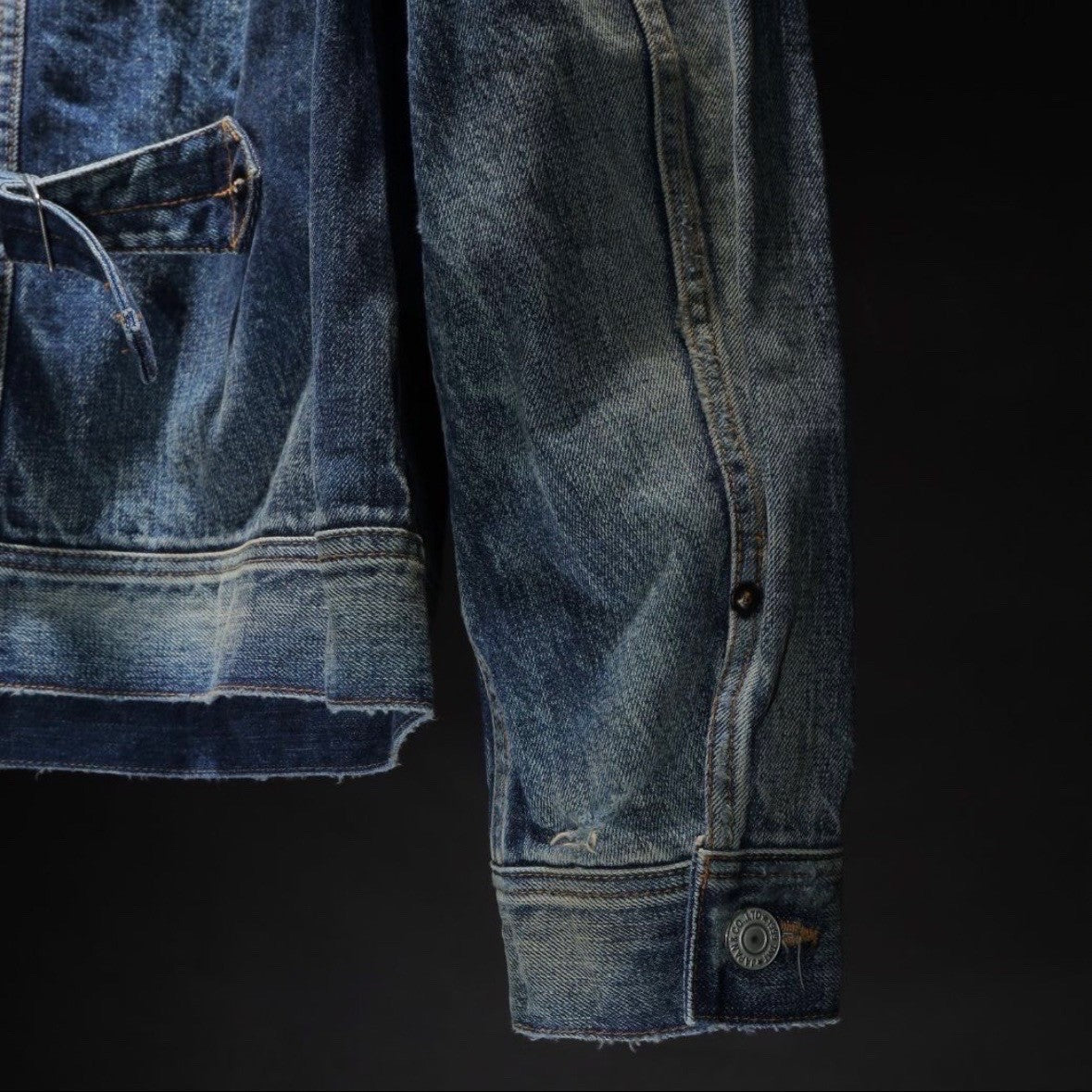 【HQ DENIM】TRUCKER JACKET(vintage processing.)