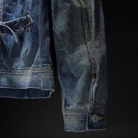【HQ DENIM】TRUCKER JACKET(vintage processing.)