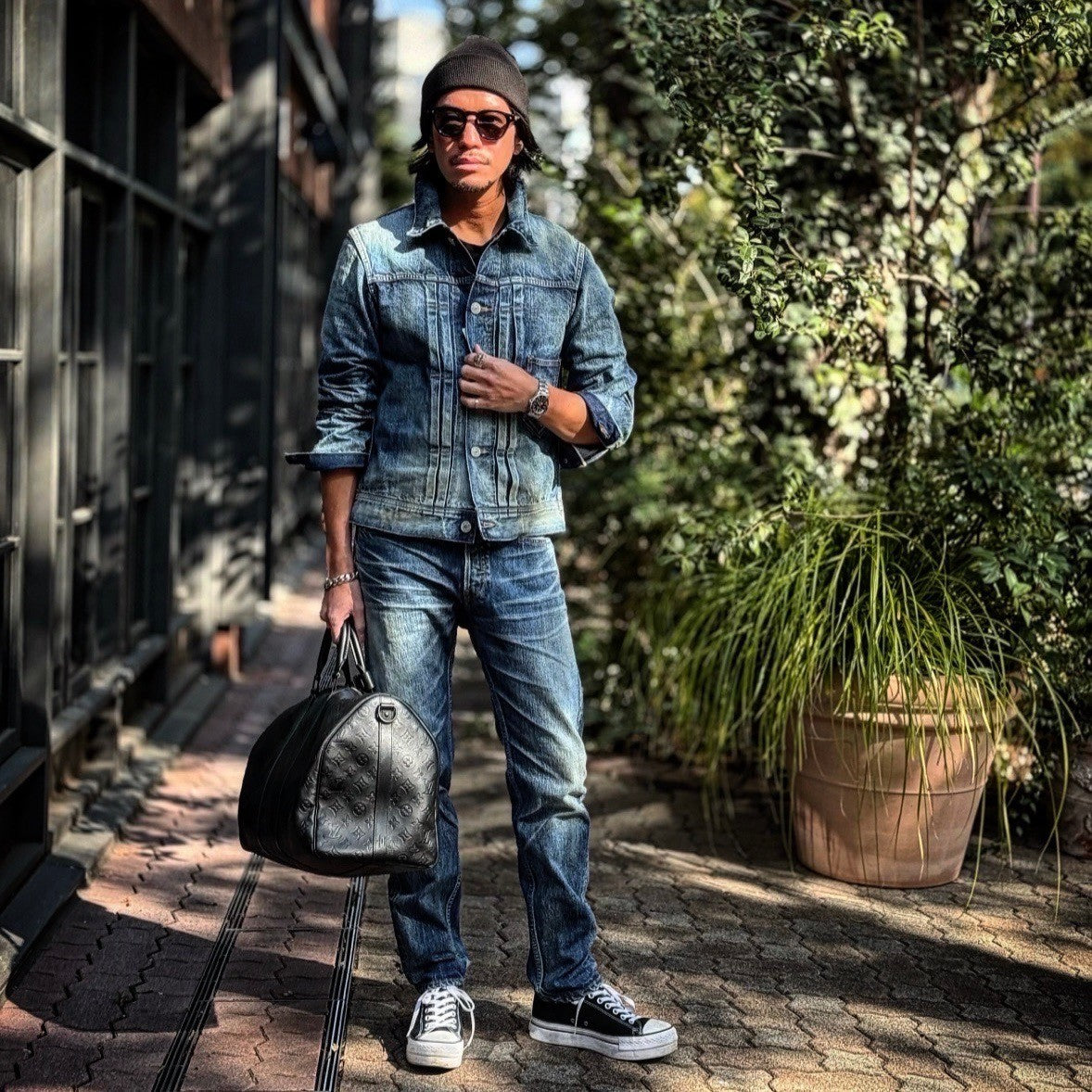 【HQ DENIM】TRUCKER JACKET(vintage processing.)