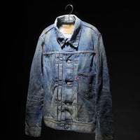 【HQ DENIM】TRUCKER JACKET(vintage processing.)