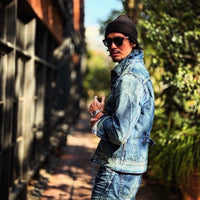 【HQ DENIM】TRUCKER JACKET(vintage processing.)