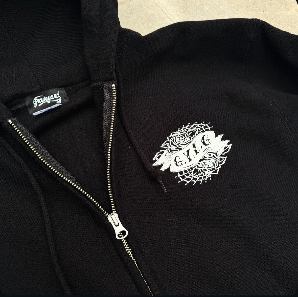 【THE BAR限定販売】別注L/S 12oz Fleece Lined Sweat W-ZIP Hoodie