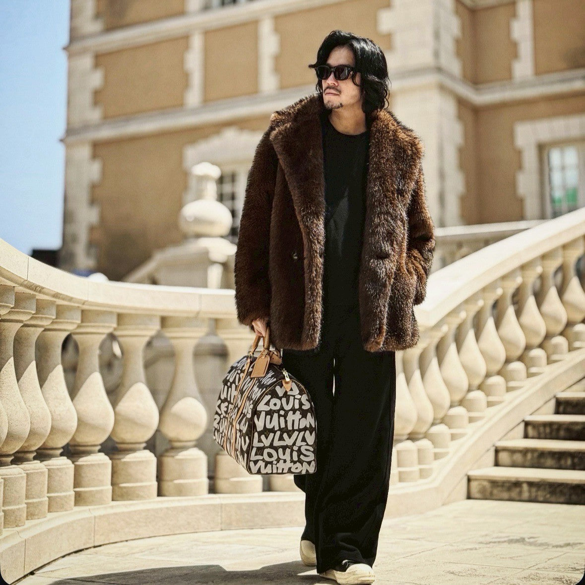 某有名メーカー品、ネイチャーズ最高級ヤク毛100%のオルデガフーディハーフコート 某有名メーカー品、ネイチャーズ最高級ヤク毛100%のオルデガフーディ