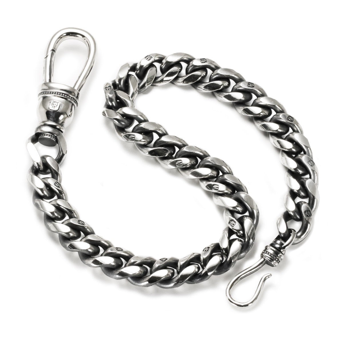 Oval Curb Wallet Chain