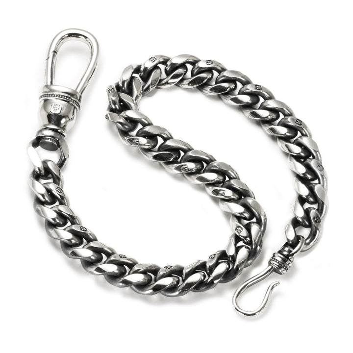OVAL CURB WALLET CHAIN