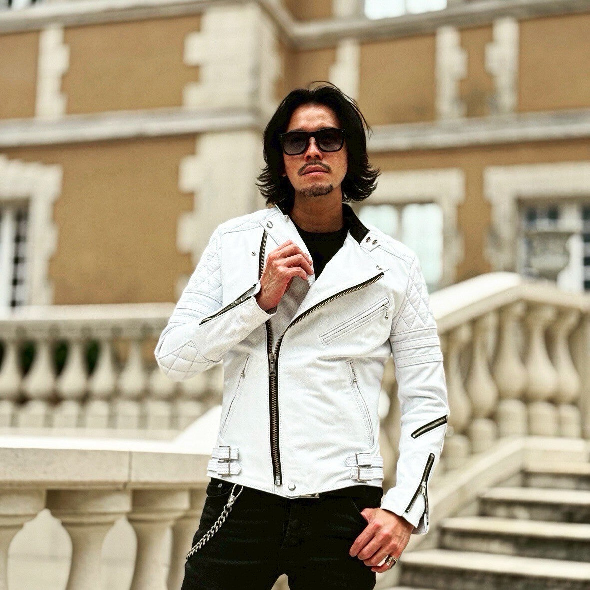 THE BAR限定&着数限定販売】 WHITE COW LEATHER Ver. WHITE