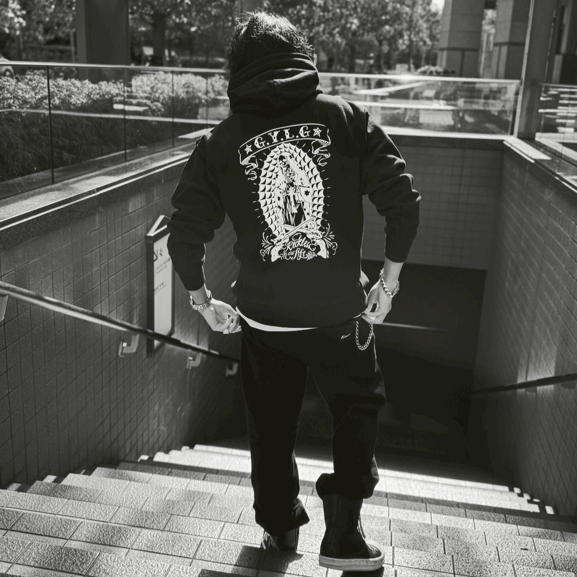 【THE BAR限定販売】別注L/S 12oz Fleece Lined Sweat W-ZIP Hoodie