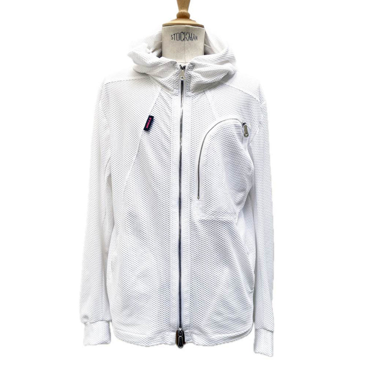 MO3081 DRY-UV MESH DEVICE HOODIE JACKET #WHITE