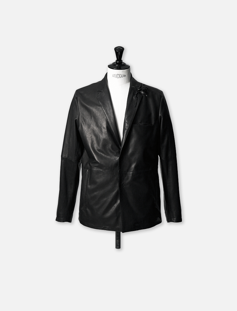 Notched Lapel Jacket with Lapel Pin