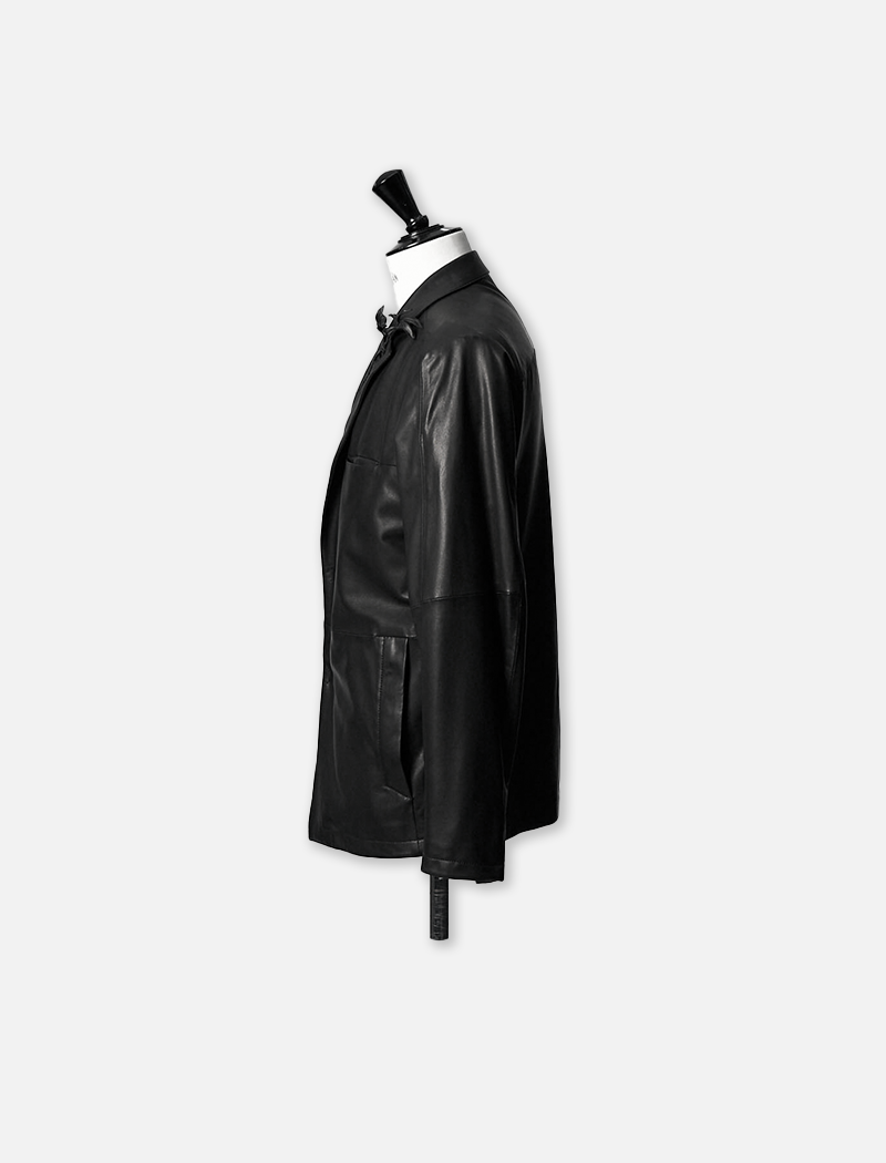 Notched Lapel Jacket with Lapel Pin