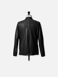 Notched Lapel Jacket with Lapel Pin